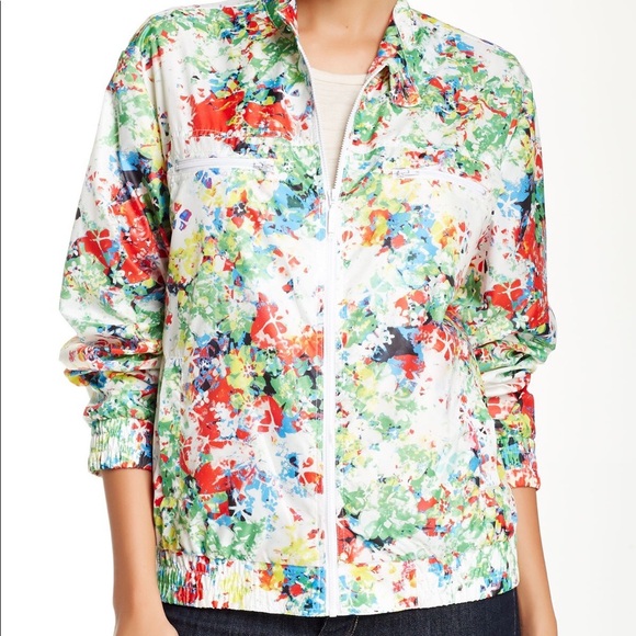 Catherine Malandrino Jackets & Blazers - Catherine Malandrino Floral SoHo Windbreaker XS